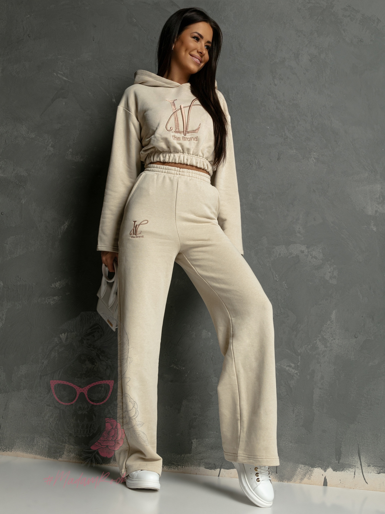 Komplet bawełniany Gerda O'la Voga beżowy