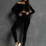 Legginsy dopasowane Klara Ola Voga czarne