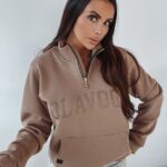 Bluza z suwakiem Ola Voga Cool College c.beżowa