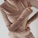 Komplet welurowy Ola Voga Warm Mood c.beżowy