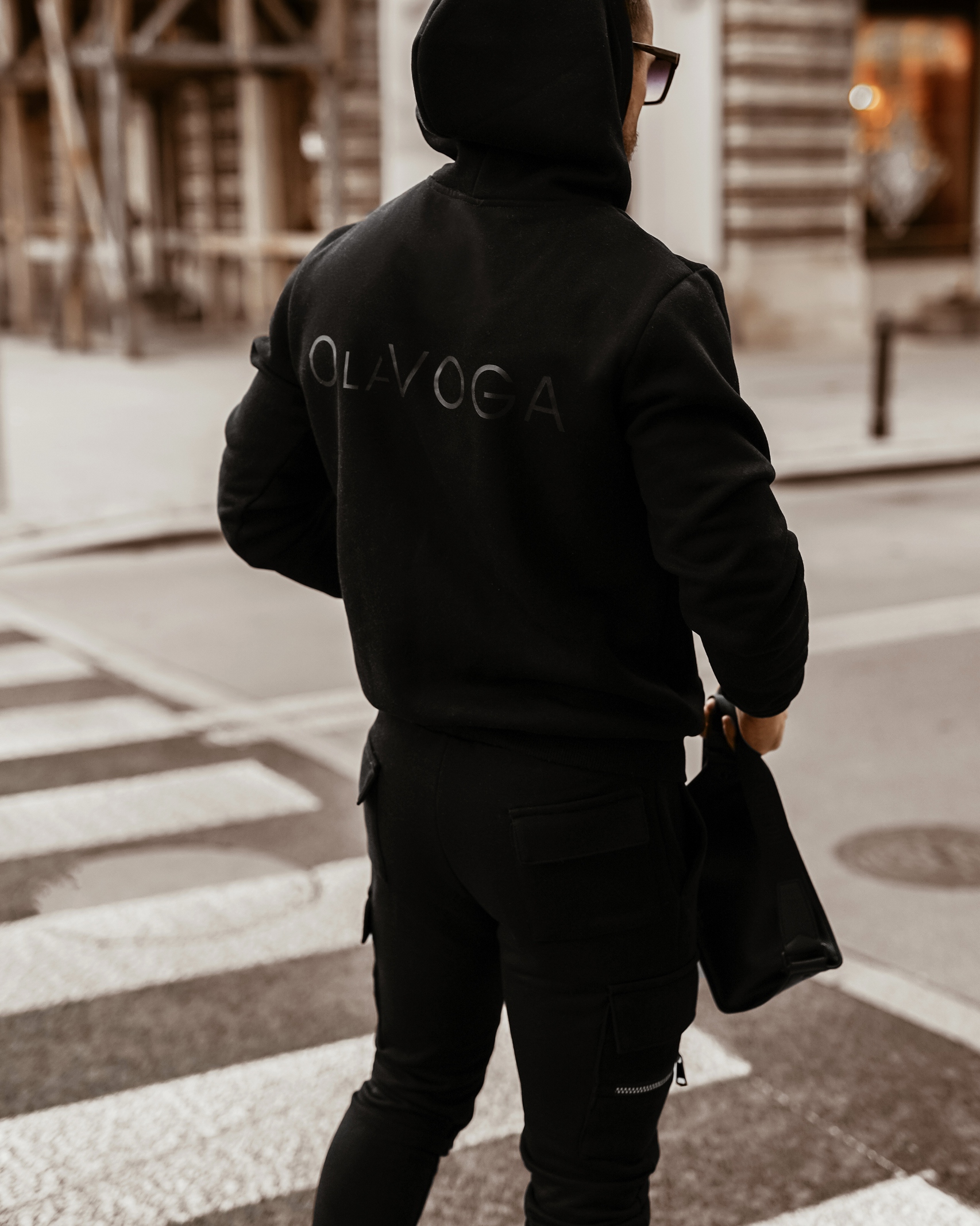 Bluza męska bawełniana Ola Voga Your Comfort czarna