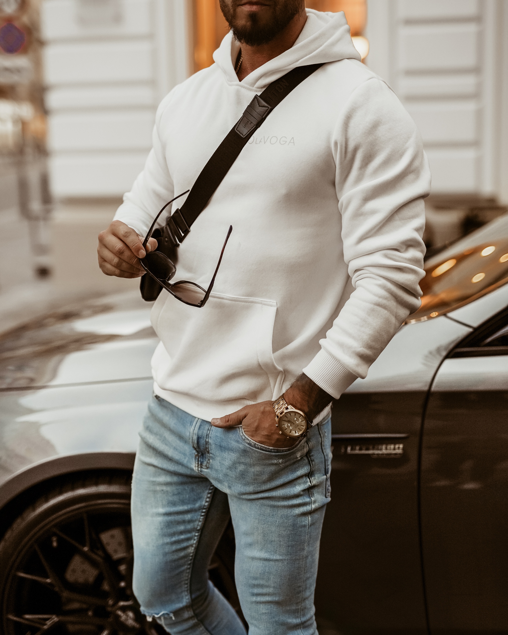 Bluza męska bawełniana Ola Voga Your Comfort ecru Bluza męska bawełniana Ola Voga Your Comfort ecru