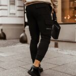 Spodnie męskie Casual Black Ola Voga czarne