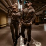 Komplet męski welurowy Ola Voga Multi Olv Man brązowy