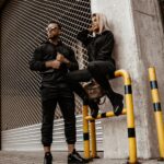 Komplet welurowy Multi Olv Women Ola Voga czarny