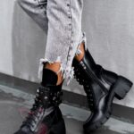 Workery matowe Fagelo Rock czarne