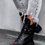 Workery matowe Fagelo Rock czarne