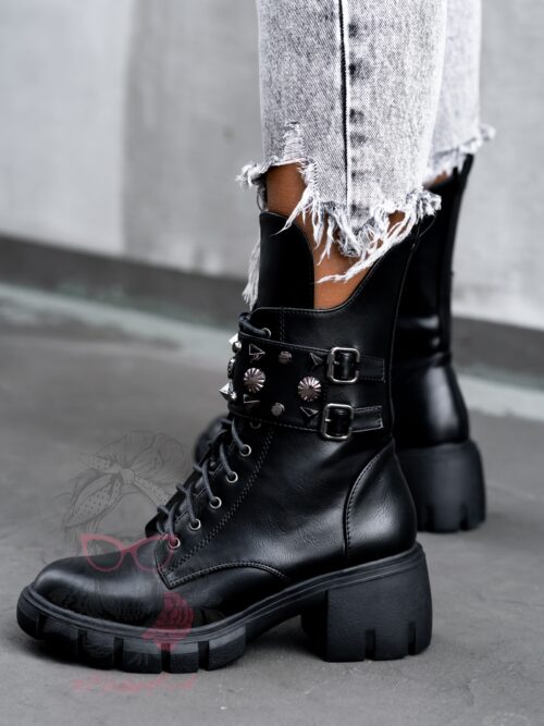 Workery matowe Fagelo Rock czarne