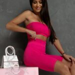 Legginsy kolarki Endo fuksja