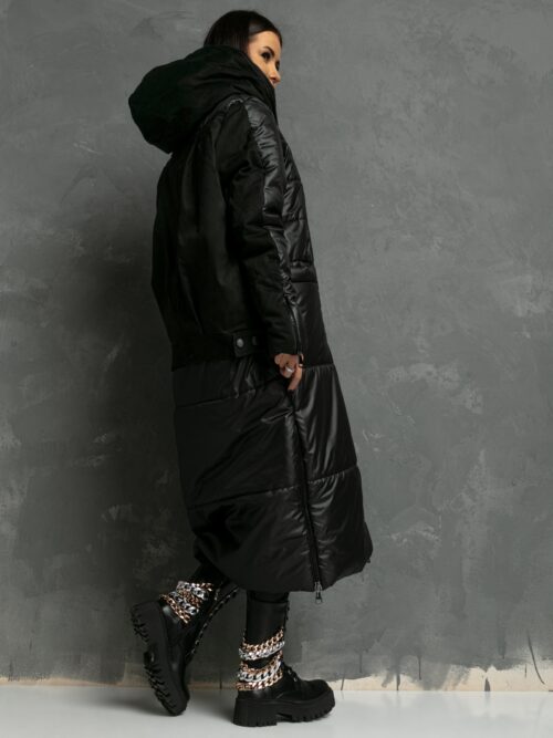 Kurtka płaszcz oversize Goodes czarny