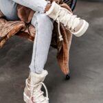 Śniegowce z kożuszkiem Aries Rock cappuccino