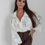 Koszula koronkowa Autumn Flowers Ola Voga ecru