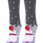 Długie skarpetki bawełniane z misiami