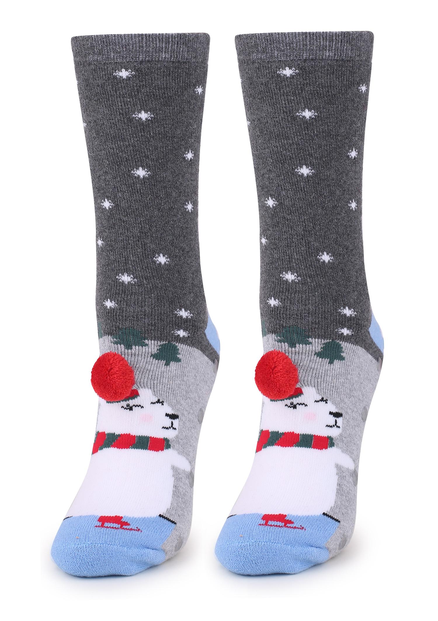 Długie skarpetki bawełniane z misiami