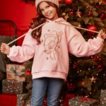 Bluza dziecięca Mom & Kid-Hoodie pudrowa