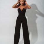 Kombinezon elegancki Unique Chic Ola Voga czarny