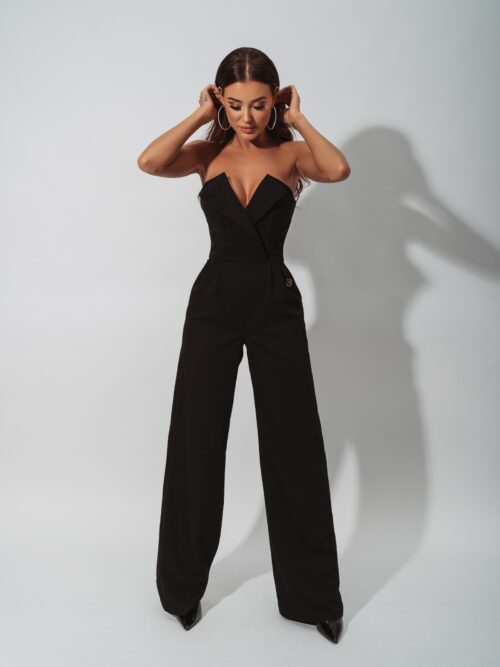 Kombinezon elegancki Unique Chic Ola Voga czarny