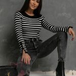 WYPRZEDANE- Spodnie jeansowe ShowDust szare