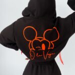 Komplet bawełniany Ola Voga Mouse czarny