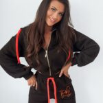 Komplet bawełniany Ola Voga Mouse czarny