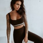 Komplet sportowy One Bling Stripe Ola Voga czarny