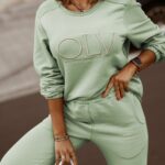 Komplet dresowy Luxury Set Woman Ola Voga zielony