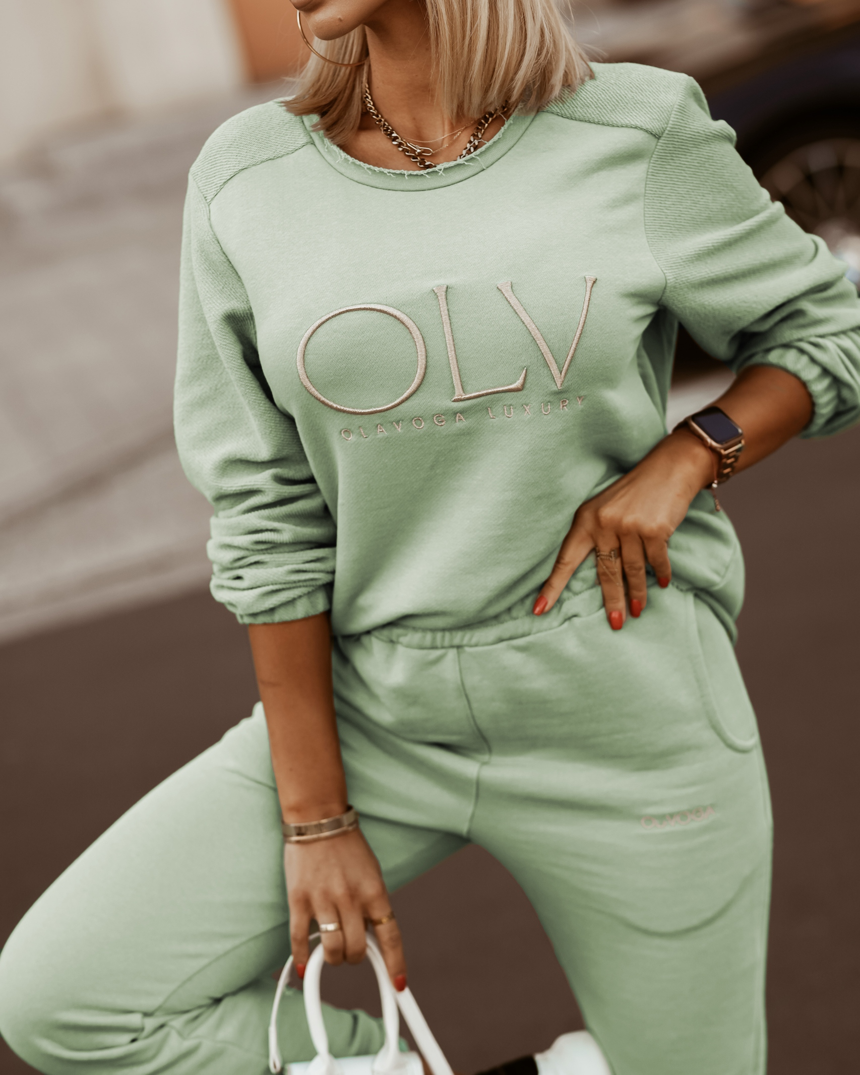 Komplet dresowy Luxury Set Woman Ola Voga zielony Komplet dresowy Luxury Set Woman Ola Voga zielony