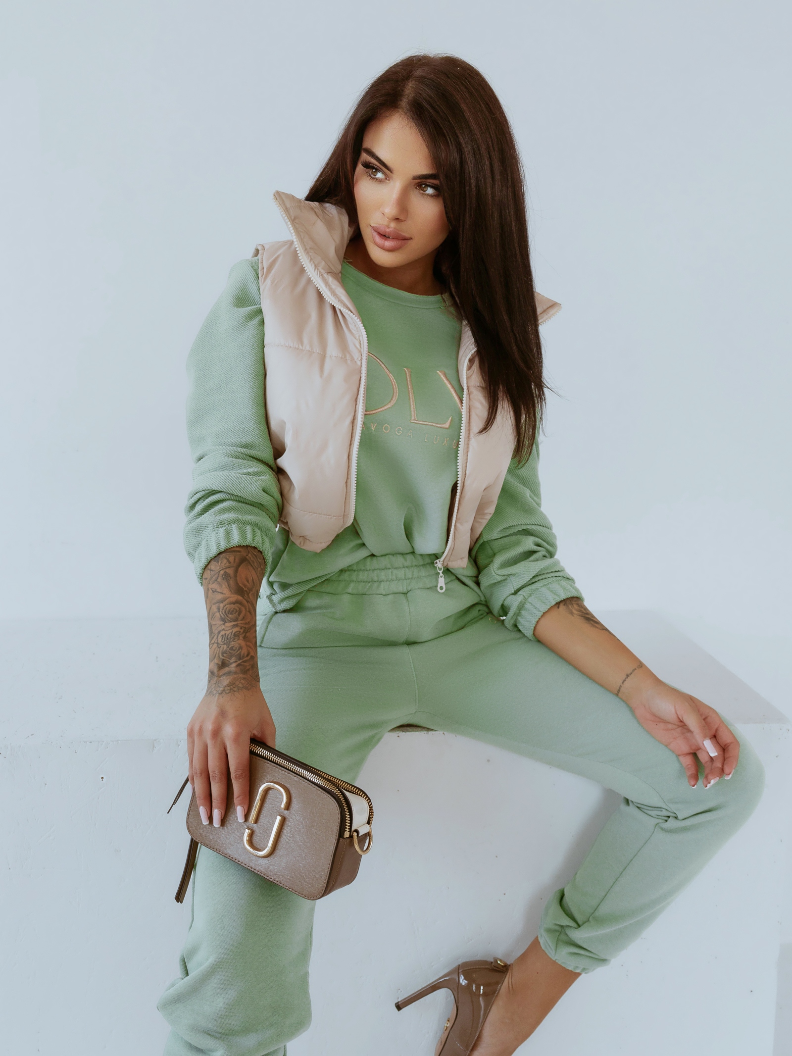 Komplet dresowy Luxury Set Woman Ola Voga zielony Komplet dresowy Luxury Set Woman Ola Voga zielony