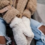 Rękawiczki owieczka Sheep beżowe
