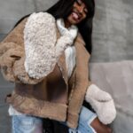 Rękawiczki owieczka Sheep beżowe