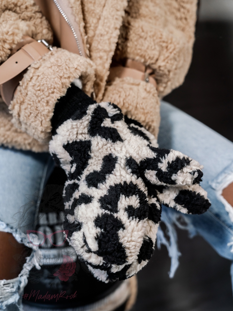 Rękawiczki baranki LeoSheep beżowe