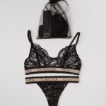 Komplet bielizny Ola Voga Sexy Gold czarny