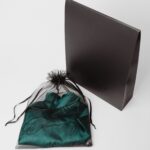 Piżama satynowa Ola Voga Chic Satin butelkowa zieleń