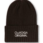 Czapka klasyczna z haftem Ola Voga Original brązowa