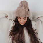 Czapka wywijana Ola Voga Warm Autumn beżowa