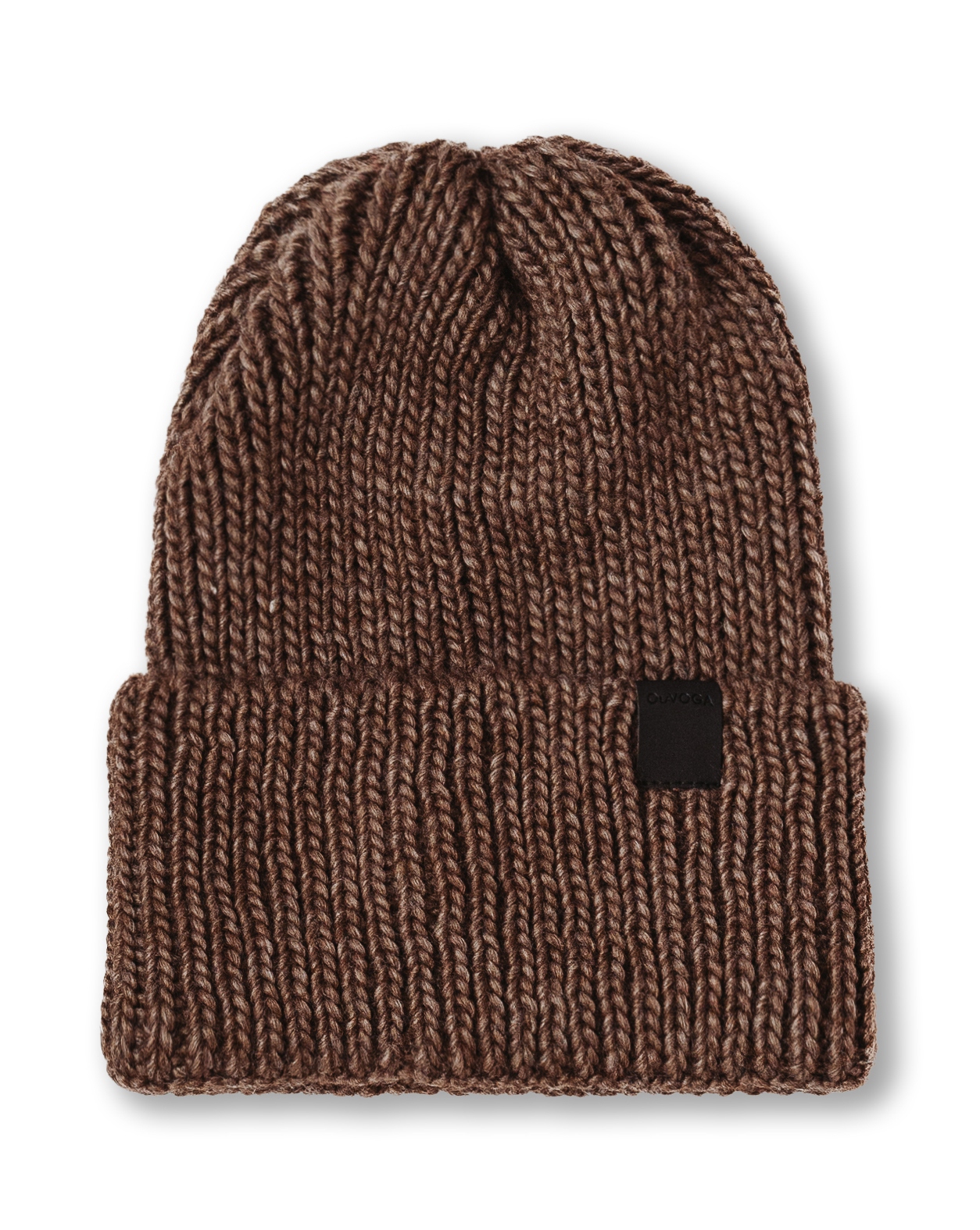 Czapka wywijana Ola Voga Warm Autumn brązowa