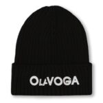 Czapka damska bawełniana OlaVoga Letters czarna