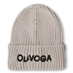 Czapka damska bawełniana OlaVoga Letters beżowa