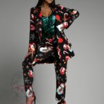 Garnitur święteczny MC Santas czarny