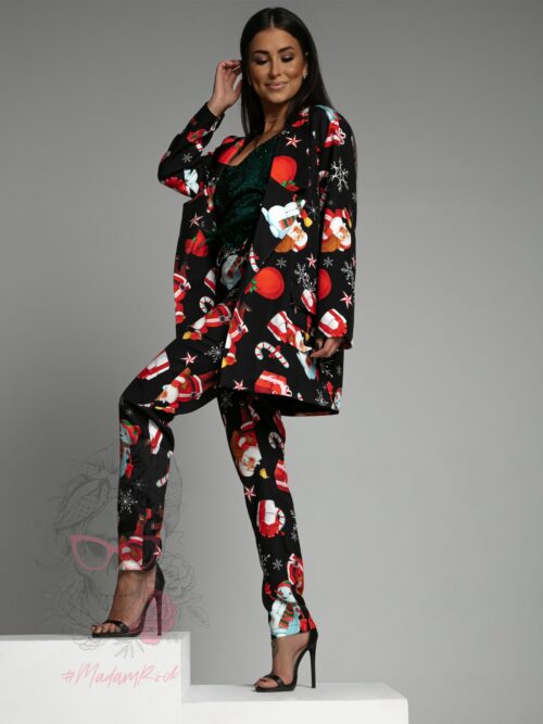 Garnitur święteczny MC Santas czarny