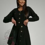 Komplet dzianinowy spódniczka+ sweterek Gusste czarny