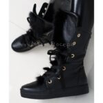 Śniegowce z futrem Madam Moto czarne