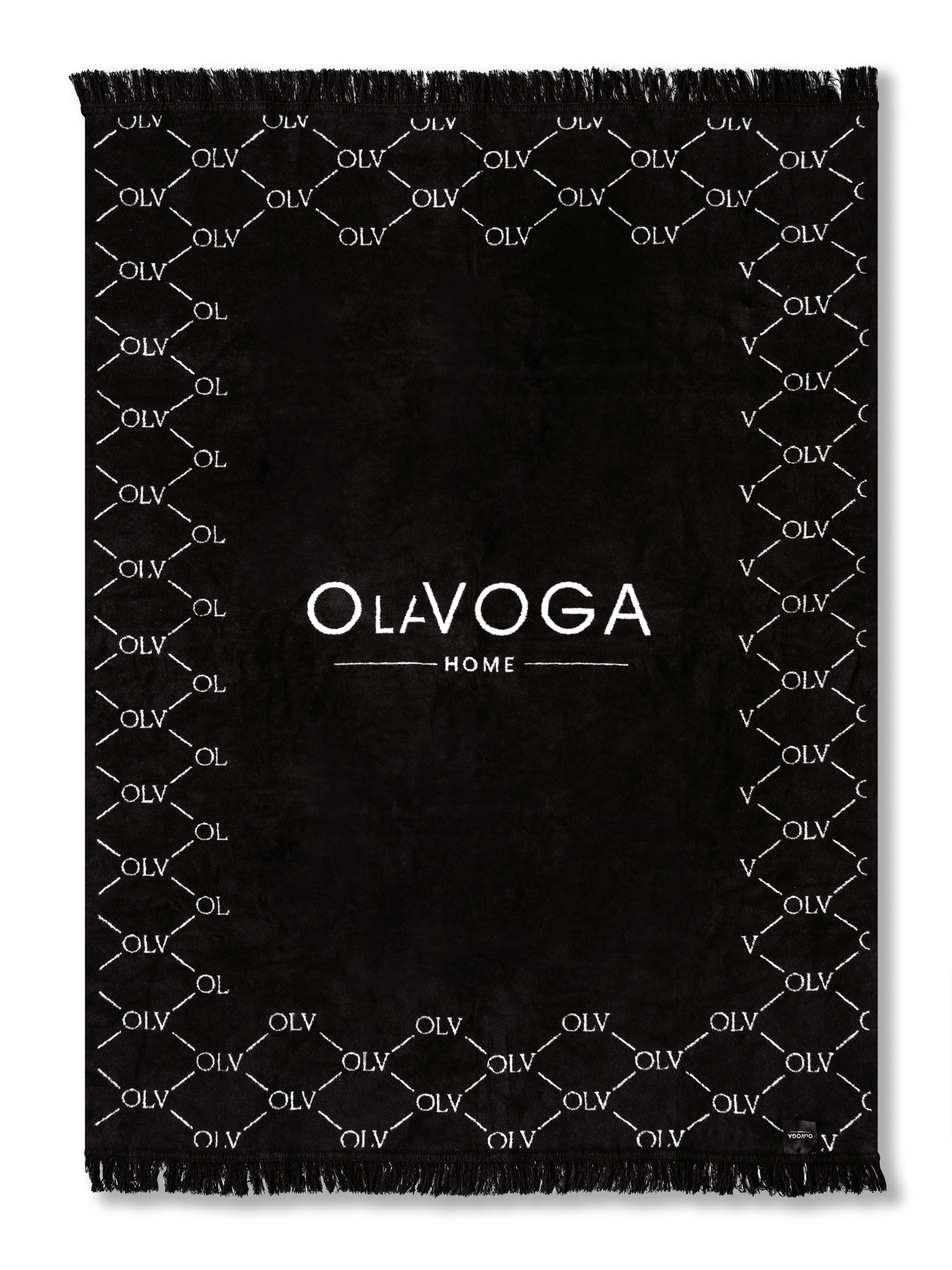 Koc dwustronny Manhattan Ola Voga czarny 150x200cm