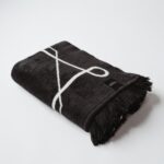 Koc bawełniany Milano Ola Voga czarny 150x200cm