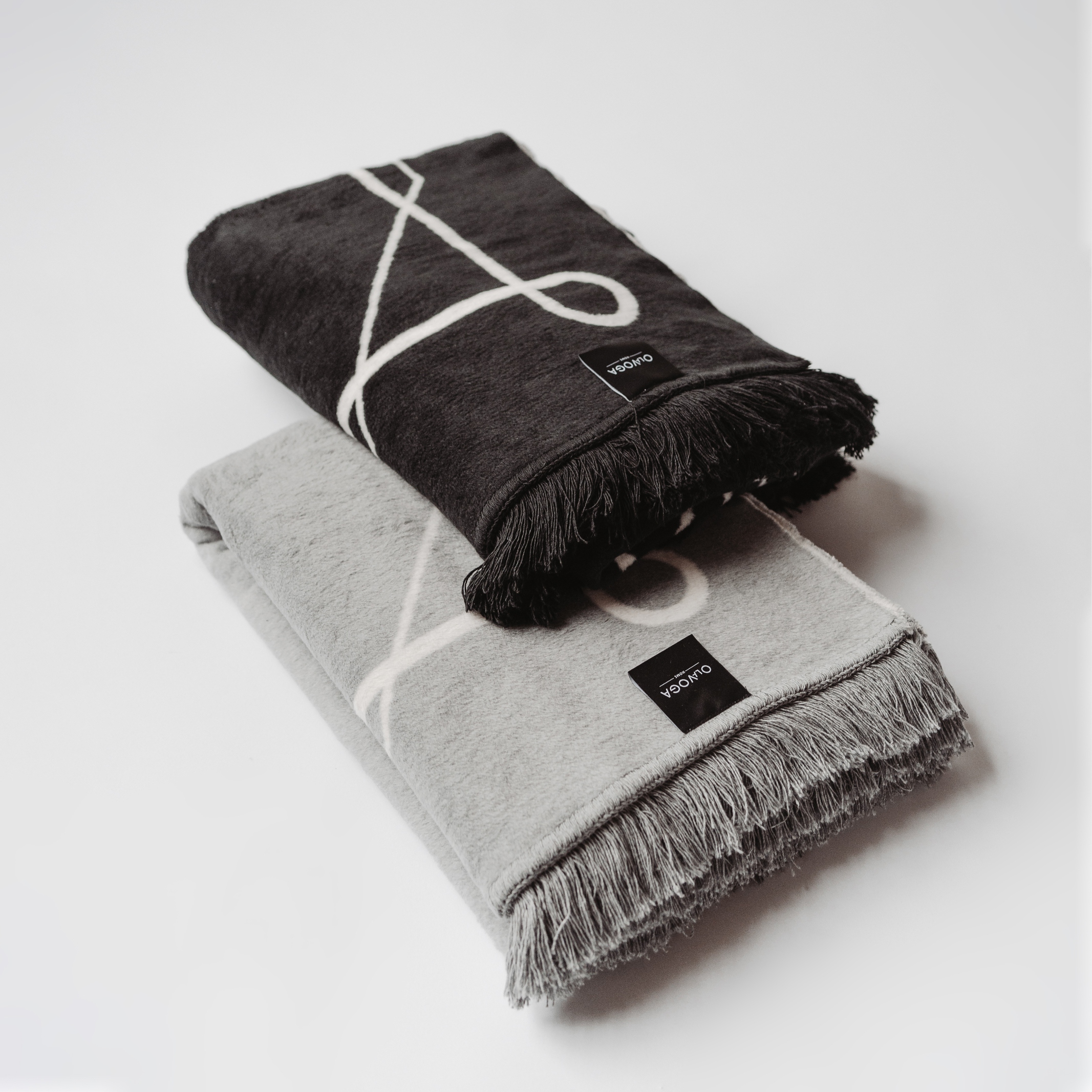 Koc bawełniany Milano Ola Voga czarny 150x200cm
