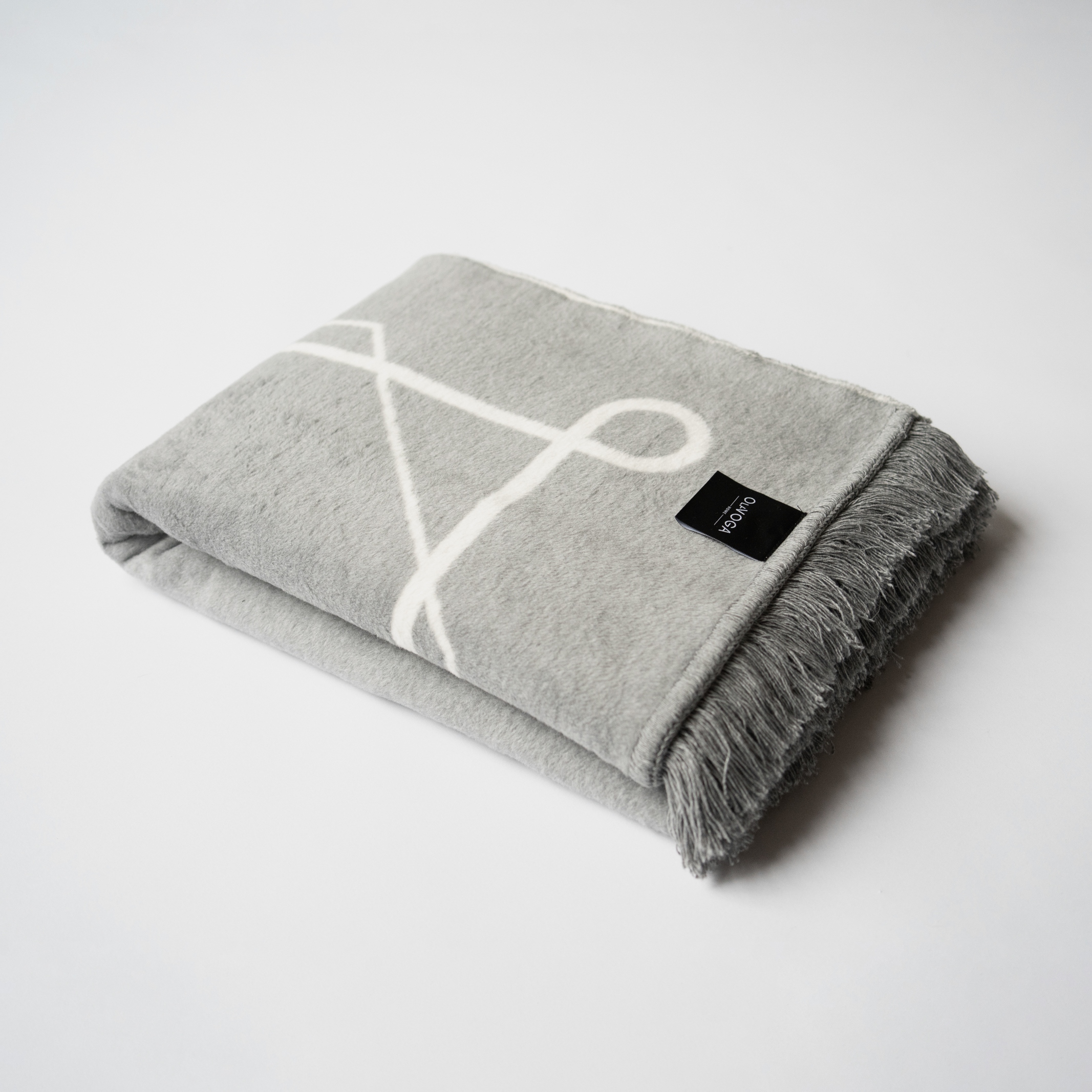 Koc bawełniany Milano Ola Voga szary 150x200cm