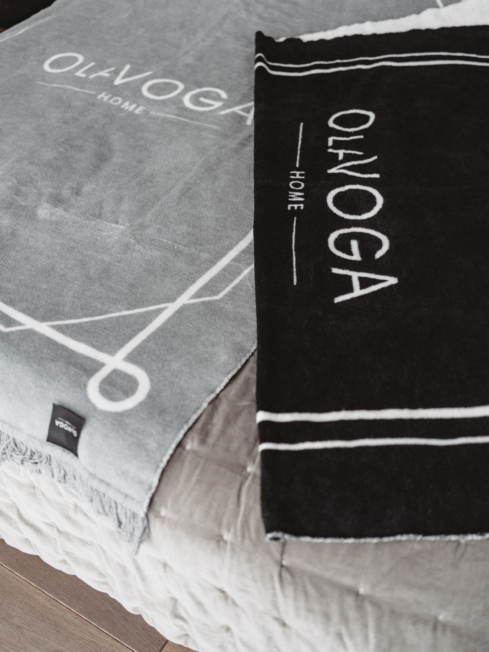 Koc bawełniany Milano Ola Voga szary 150x200cm