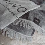 Koc w kratkę London Ola Voga szary 150x200cm