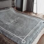 Koc bawełniany Milano Ola Voga szary 150x200cm