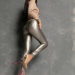 Bluzka metalizowana Gazia złota